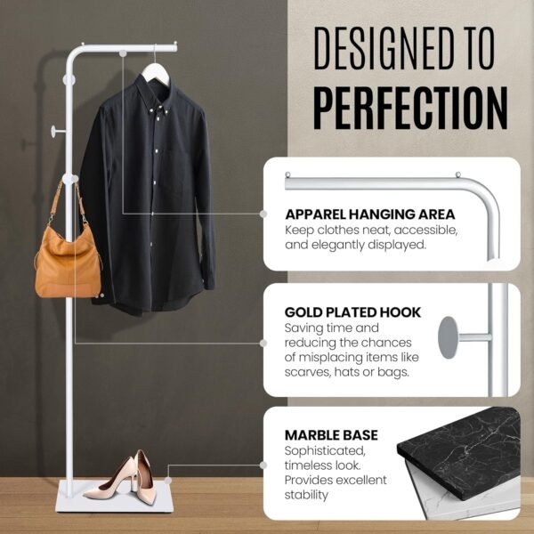 Minimalist Freestanding Coat Rack - Image 4